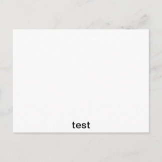 test vykort
