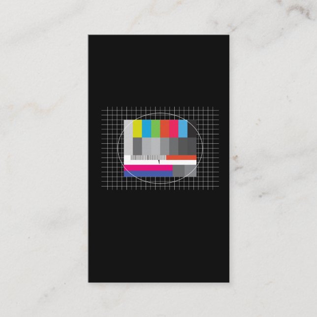 Testa dräkten för dräkten för 80-tal för visitkort (Framsida)