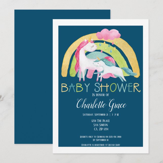 testa inbjudningar (Fram/baksida)