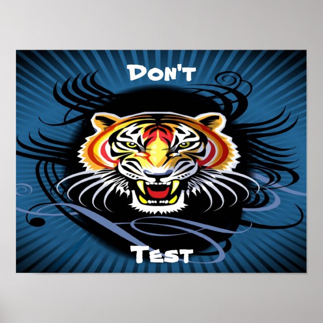Testa inte poster (Framsidan)