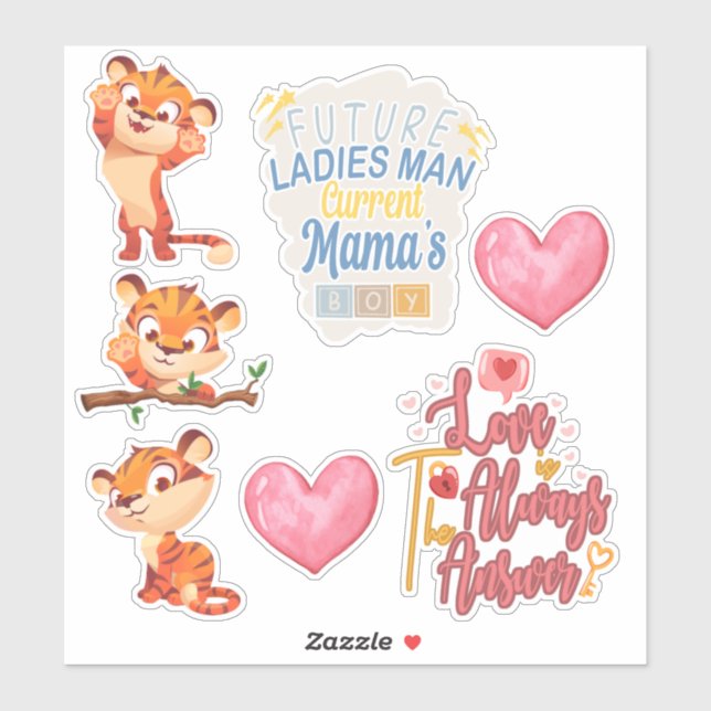 testa klistermärken (Ark)