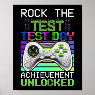 Testa Lärardagen med spel-spelartesten - upplåsnin Poster