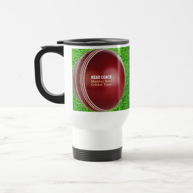 Testa matcha Red Cricket Boll med Anpassningsbar T Resemugg (Vänster)