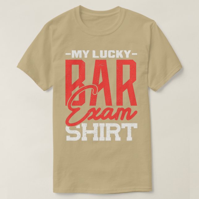 Testa min Lucky Pub Exam Shirt Bartender 2 T (Design framsida)