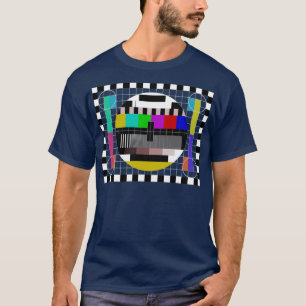 Testa mönster Test-TV-bild T Shirt
