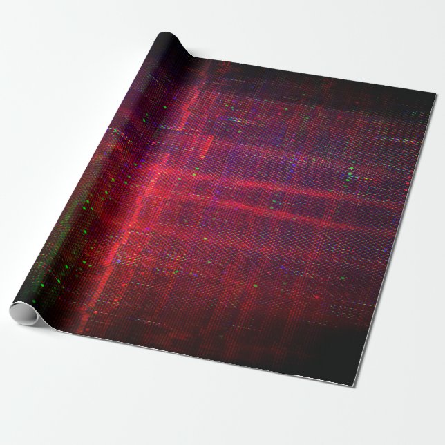 Testa skärm glitch abstrakt presentpapper (Utrullad)