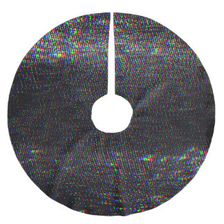 Testa Skärm Glitch Struktur-bakgrund Julgransmatta Borstad Polyester