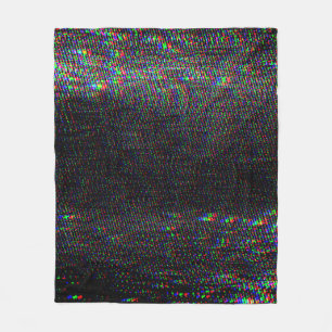 Testa Skärm Glitch Struktur. Fleecefilt