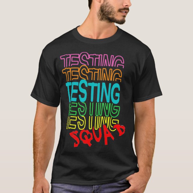 Testa Squad Funny School Professor Elementary Te T Shirt (Framsida)