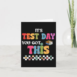 Testa Student-läraren på testdagen Unga Kort