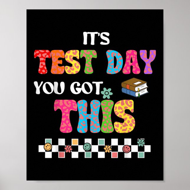 Testa Student-läraren på testdagen Unga Poster (Framsidan)