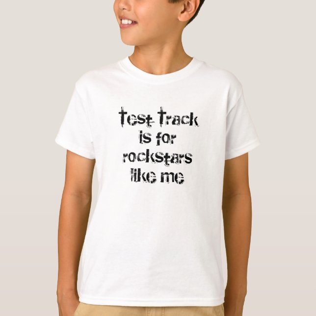 Testa Track är för rockstars gillar mig Tröja (Framsida)