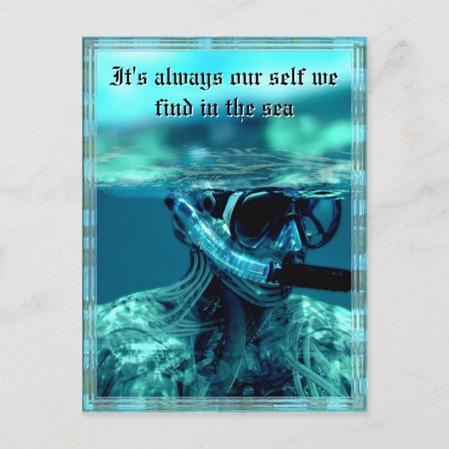 Testa vykortet för Anpassadet vatten Vykort (Framsida)