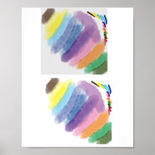 Testa Zazzle Palette Poster
