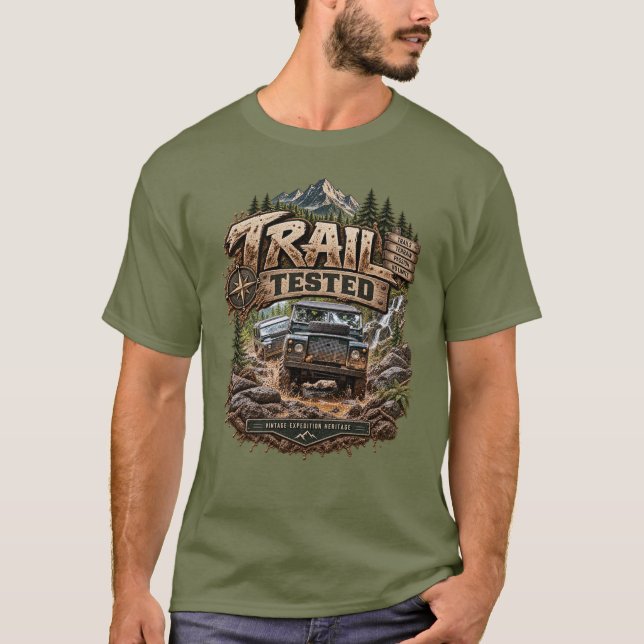 Testad i terrängen t shirt (Framsida)