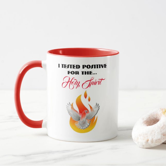 "TESTAD POSITIV" Mugg (Med munk)