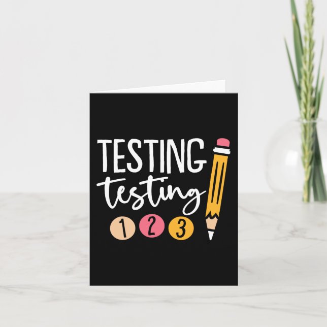 Testar 123 Sött Test Dag 3  Kort (Framsida)