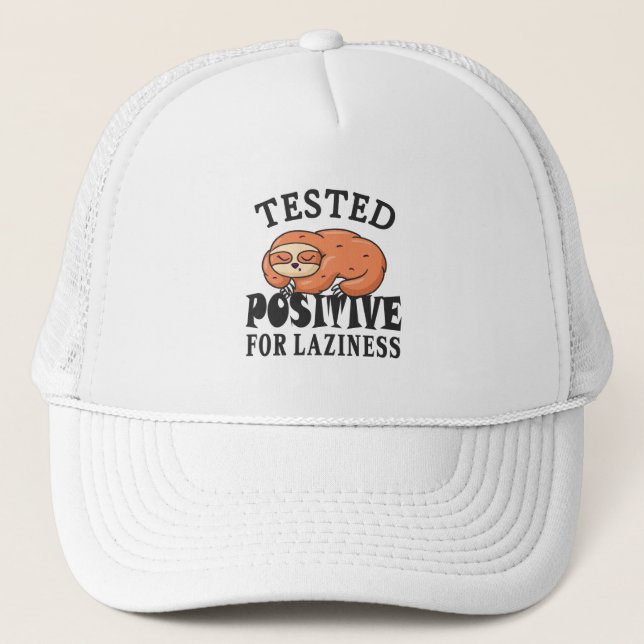 Testat positivt för lättja Sengångare Keps (Framsida)