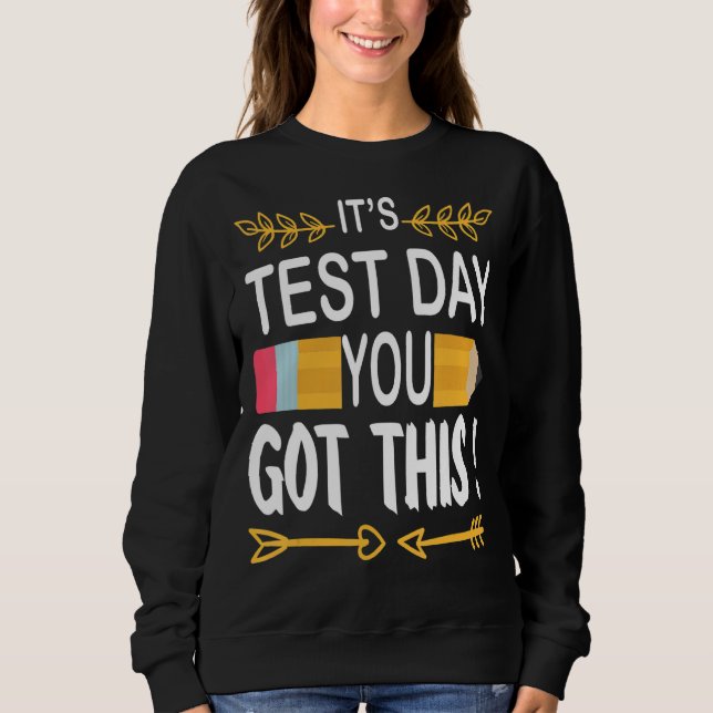 Testdag 2022 Stressa testdag Det är testdagen du ä T Shirt (Framsida)