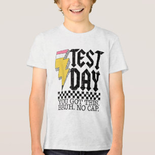 Testdag Bruh Det är testdagen du Har den här läran T Shirt