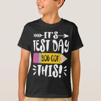 Testdag Det är testdagen du Har den här läraren T Shirt
