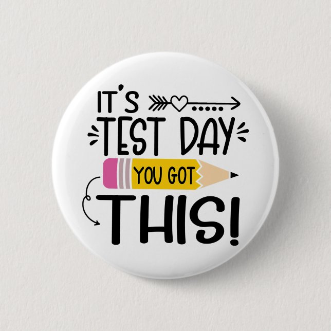 Testdag Det är testdagen du Har lärarstu Knapp (Framsida)