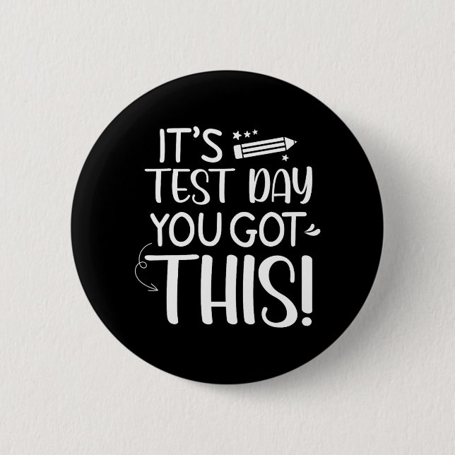 Testdag Det är testdagen du Har lärarstu Knapp (Framsida)