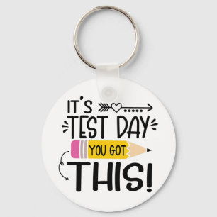 Testdag Det är testdagen du Har lärarstu Nyckelring