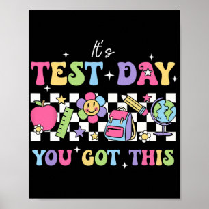 Testdag Det är testdagen du Har lärarstu Poster