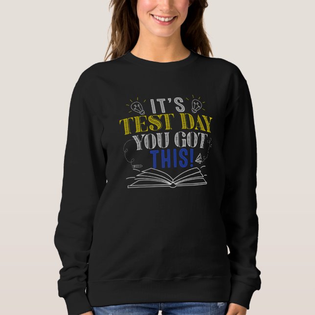Testdag Det är testdagen du Har lärarstu T Shirt (Framsida)