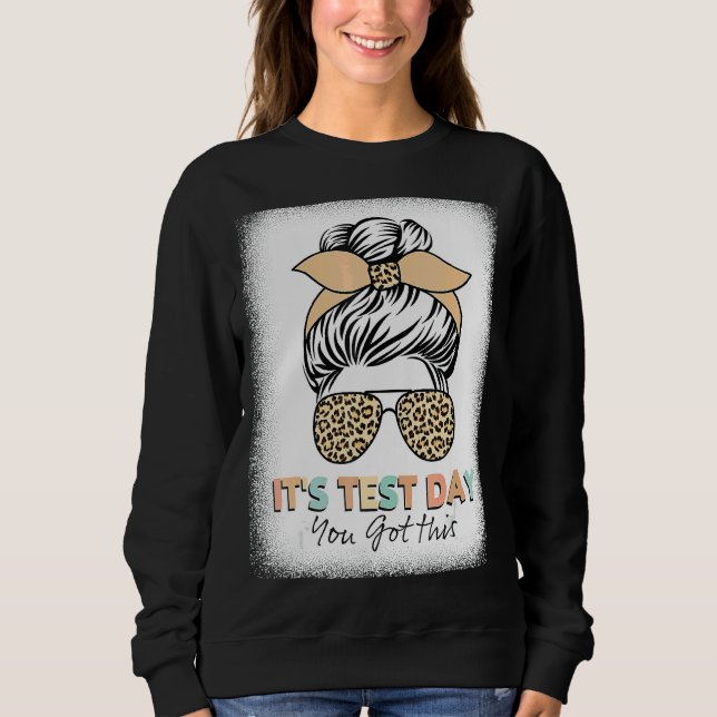 Testdag Det är testdagen du Har lärarstu T Shirt (Framsida)