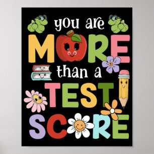 Testdag Du är mer än en testkärna i Manar Poster