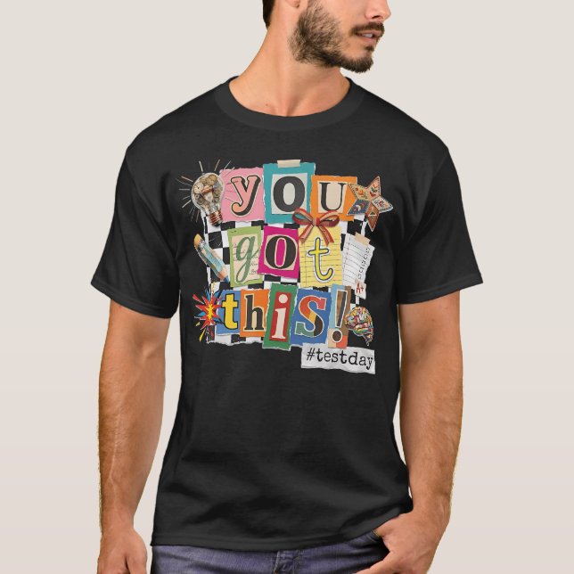Testdag Du Klarar Det För Studentlärare Stat T Shirt (Framsida)