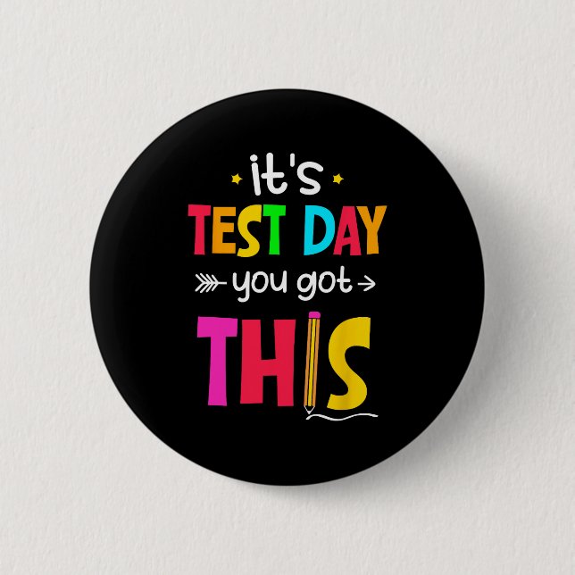 Testdag för dig Har den här testdagsläraren Studen Knapp (Framsida)