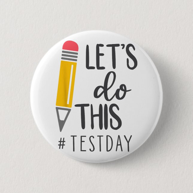 Testdag för dig Har den här testdagsläraren Studen Knapp (Framsida)