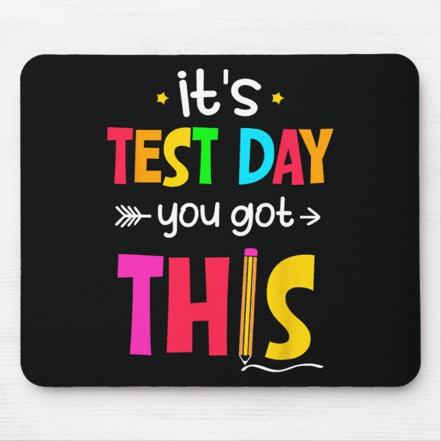 Testdag för dig Har den här testdagsläraren Studen Musmatta (Framsidan)