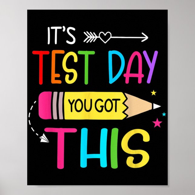 Testdag för dig Har den här testdagsläraren Studen Poster (Framsidan)