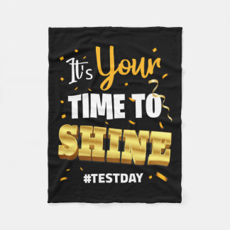 Testdag för lärarexamen, din tid till S Fleecefilt