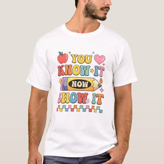 Testdag i Motivational State vet du att det inte ä T Shirt (Framsida)