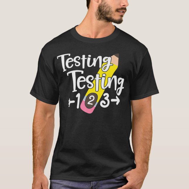 Testdag Lärare J. T Shirt (Framsida)