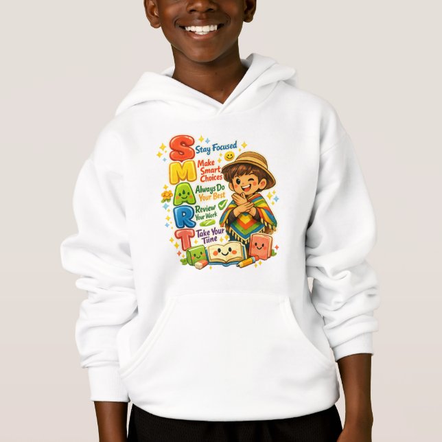 Testdag Lärare- Smart Exam poncho cinco de mayo  T Shirt (Framsida)
