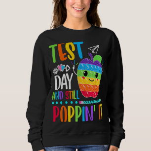 Testdag och fortfarande poppin rockar testet poppa t shirt