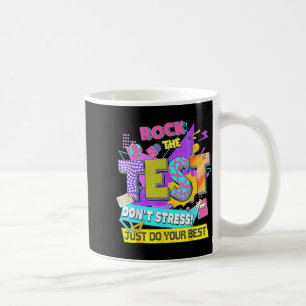 Testdag, Rock Testet Stressa Inte Utan Gör Ditt Bä Kaffemugg