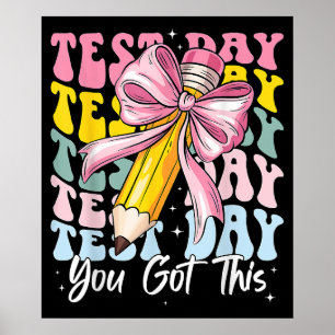 Testdag Rock The Test Motiverande Du Klarar Det Poster