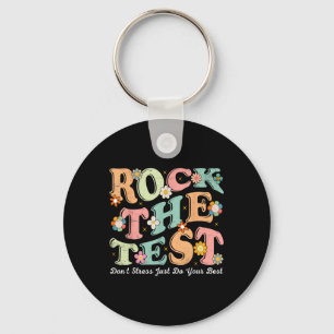 Testdag Sten testdagen för testlärarens testdag Ha Nyckelring