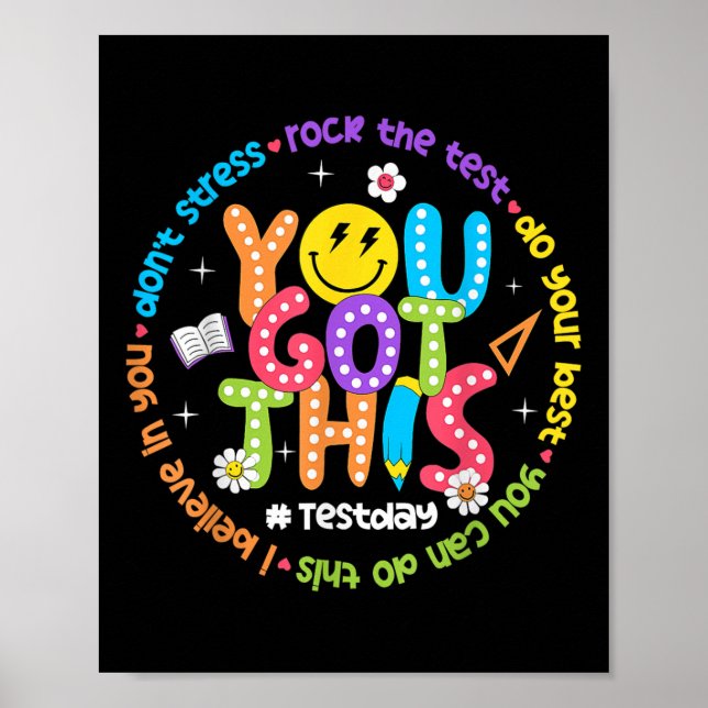 Testdag Sten testdagen för testlärarens testdag Ha Poster (Framsidan)