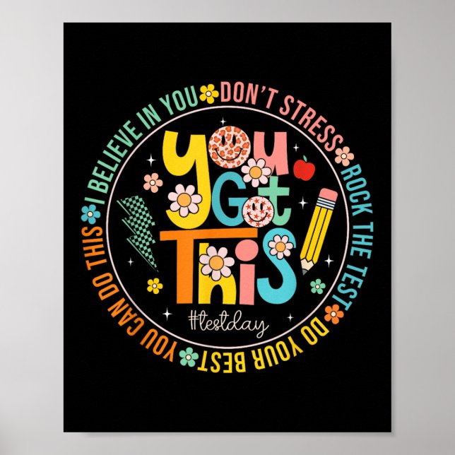 Testdag Sten testdagen för testlärarens testdag Ha Poster (Framsidan)