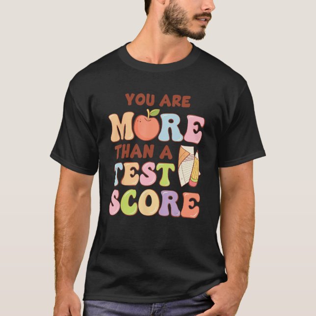 Testdag Tröja för lärare du är mer än en testdator (Framsida)