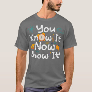 Testdagar för rörelsetester - testdagar för kvinno t shirt