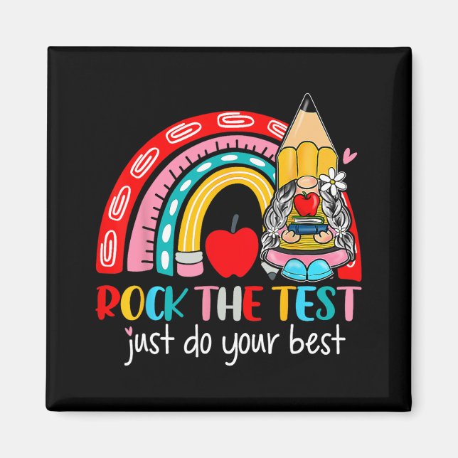 Testdagen för regnbågsmoment med testen från Lärar Magnet (Framsidan)